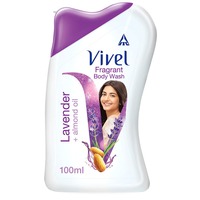 Vivel Lavender & Almond Oil Body Wash on Nykaa 100 ML