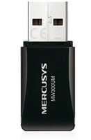 Mercusys MW300UM N300 Wireless Mini USB Adapter  (Black) @170 + 9 SC
