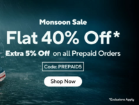 Crocs - Monsoon Sale - Flat 40% Off + Extra 5% Off on all Prepaid Orders