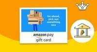 Amazon Egift card: GET FLAT ₹250 BACK Min order: ₹10000