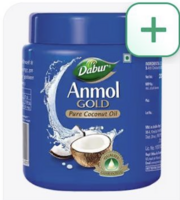 [MaxSaver] Instamart Dabur Anmol Gold Pure Coconut Hair oil 600ml [location specific]