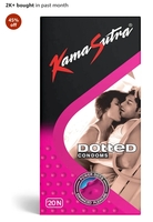 KamaSutra Dotted Condoms for Men - 20 Count 
 