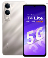 vivo T4 Lite 5G Charger in the Box (Titanium Gold, 128 GB)  (4 GB RAM)