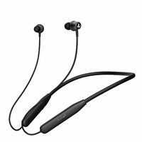 boAt Rockerz 111, 40HRS Battery, Dual Device Pairing, Enx Tech, Low Latency Mode, Fast Charging, Btv5.3, IPX5, Type-C Interface, Bluetooth Neckband, in Ear Wireless with Mic Earphones (Active Black)