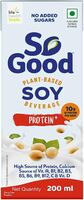 So Good Plant Based Soy Beverage Protein+ 200 ml & more (Location Specific)