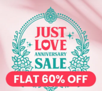 Just Herb Anniversary Sale : Flat 60% Off + Upto 3 Freebies + Upto 5% Off on UPI payment 