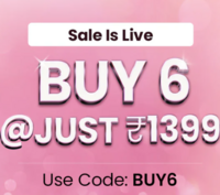 Swiss Beauty Sale - Buy 6 at Rs 1399 + Extra 5% Off on Prepaid Orders 