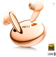 Mivi Superpods Opera, 60Hrs PT, Spatial Audio, Hi-Res & LDAC, 3D HD Audio, Fast Chg. Bluetooth
