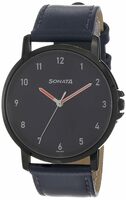 Sonata Quartz Analog Blue Dial Watch for Men-77083NL01