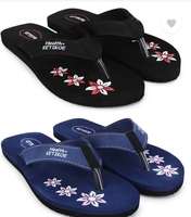 KETIKOE  Ortho-Care Comfort Slippers For Women's and Girl's Flip Flops (Pack of 2) Women Flip Flops  (Multicolor , 8)(MOQ 2)