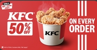 KFC Flat ₹125 off on Minimum order of ₹250 on Every Order (till 13th July)