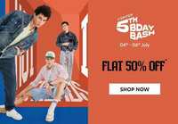 Snitch 5th Birthday Sale (4th - 6th July, 2025) : Flat 50% Off