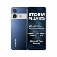 Lava Storm Play 5G (Frosty Blue, 6+6*GB RAM, 128GB Storage) 