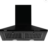 Hindware Velda 60 Wall Mounted Black 1000 CMH Chimney