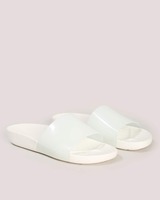 CROCS Splash Glossy Slides with Brand Embossed