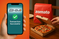 BHIM X Zomato : Get flat ₹75 off on minimum transaction value of ₹399