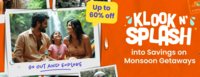 Klook n Splash - Upto 60% Off