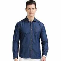 Scott International Men's Cotton Regular Fit Denim Shirt [Apply ₹440 Off Coupon]
