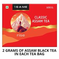 TE-A-ME Classic Assam Teabags 100 Pcs | Tea Bags 100 | Assam Tea Bags