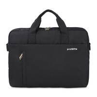 Office Shoulder Bag Briefcase for Screen Sizes up to 12" - Black 