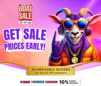 Flipkart G.O.A.T Early Sale | 10% instant discount with IDFC & Axis Bank Cards