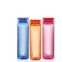 CELLO H2O Water Bottles Set of 3, 1000ml Each | Airtight & Leakproof Lid | Unbreakable, BPA-Free, Food Grade Bottle For Kitchen | Reusable Set of Fridge Bottles for Home, Office, Gym, Gifting