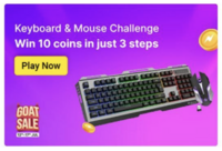 Flipkart Complete Keyboard & Mouse challenge and get 10 supercoins