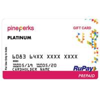 PinePerks RuPay Gift Card Back in stock on Amazon