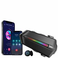 NEXABLENDIX C5S Motorcycle Bluetooth Headset (Compatible With All Helmets)