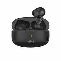 AMS Ultra Series X-9 True Wireless Earbuds Up to 40Hrs Playtime, Bluetooth 5.0,Touch Control, Type-C Fast Charging, IPX5, Voice Assistance-Black