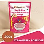 gooddiet ragi rice cereal with strawberry porridge