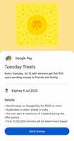 Google pay: get rs 20 cashback on min send money txn of rs 200