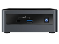 Intel BXNUC10I5FNHWA5.99CFCK - Windows 11, Core i5-10210U, Intel i5 10th Gen, 8 GB DDR3, 512 GB SSD Mini PC(Black)