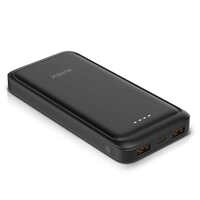 Intex 10000 mAh 22 W Power Bank (Black, Lithium Polymer, Fast Charging for Mobile)