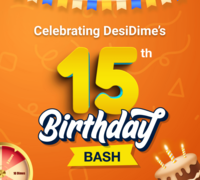 DesiDime Turns 15! Spin the Wheel & Celebrate with Us