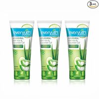 Everyuth Naturals Nourishing Aloe Vera & Cucumber Gel| Protects from Acne, Cuts & Rashes|Refreshing & Soothing Care|Paraben free|For Oily, Dry, Normal, Combination & Sensitive Skin - 150 g (Pack of 3)