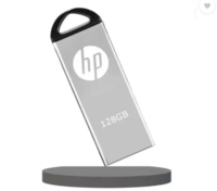 HP v220 rvp 128 GB Pen Drive Compatible with Tablet, Desktop Computer, Audio Player, Laptop, Netbook, Mobile USB 2.0, USB 3.0 Metal Case(Silver)