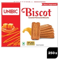 Unibic Biscot Caramel Flavoured Biscuits 250 g 