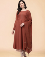 Anarkli Kurti with trouser and dupatta