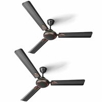 LONGWAY Kiger P2 1200 mm/48 inch Ultra High Speed 3 Blade Anti-Dust Decorative Star Rated Ceiling Fan