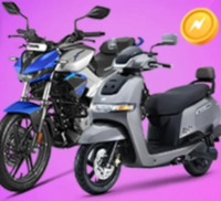 Bike & Scooter challenge and Win 15 supercoin