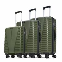 Aristocrat Airpro 3 Pc Set Cabin 55cm(Small) Check-in 66cm(Medium) Check-in 75cm(Large) 8 Wheels Spinner Trolley Bags