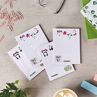 Solimo Writing Pads, 50 Pages (Set of 4)