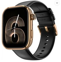 Noise Pro 6 Max 1.96" Amoled Display with AI Watch Faces & AI Companion Smartwatch  (Copper Black Strap, Regular)