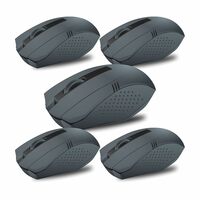 Prodot USB Plug & Play Ergonomic Wired Mouse (5 PC)