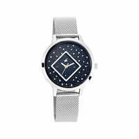Fastrack Women Metal X Ananya Panday-Fit Out Analog Blue Dial Watch