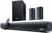New Launch- Mivi Fort Hip-Hop 4000 Premium Home Theatre Soundbar [Flagship Launch] 400 Watts Sound bar