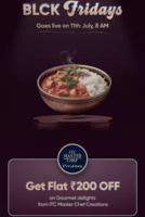Swiggy One Black Users :Get ₹200 on  ITC Master Chef (Friday Offer)
