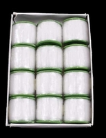 i-Craft Jewellery Making Nylon Beading Thread | Thread for Jewellery Making and Crafts (Pack of 1, 12 Rolls, 1000mtr Each Roll)