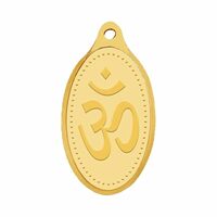 WHP Jewellers 24kt (999) 1 gram OM Yellow Gold Pendant